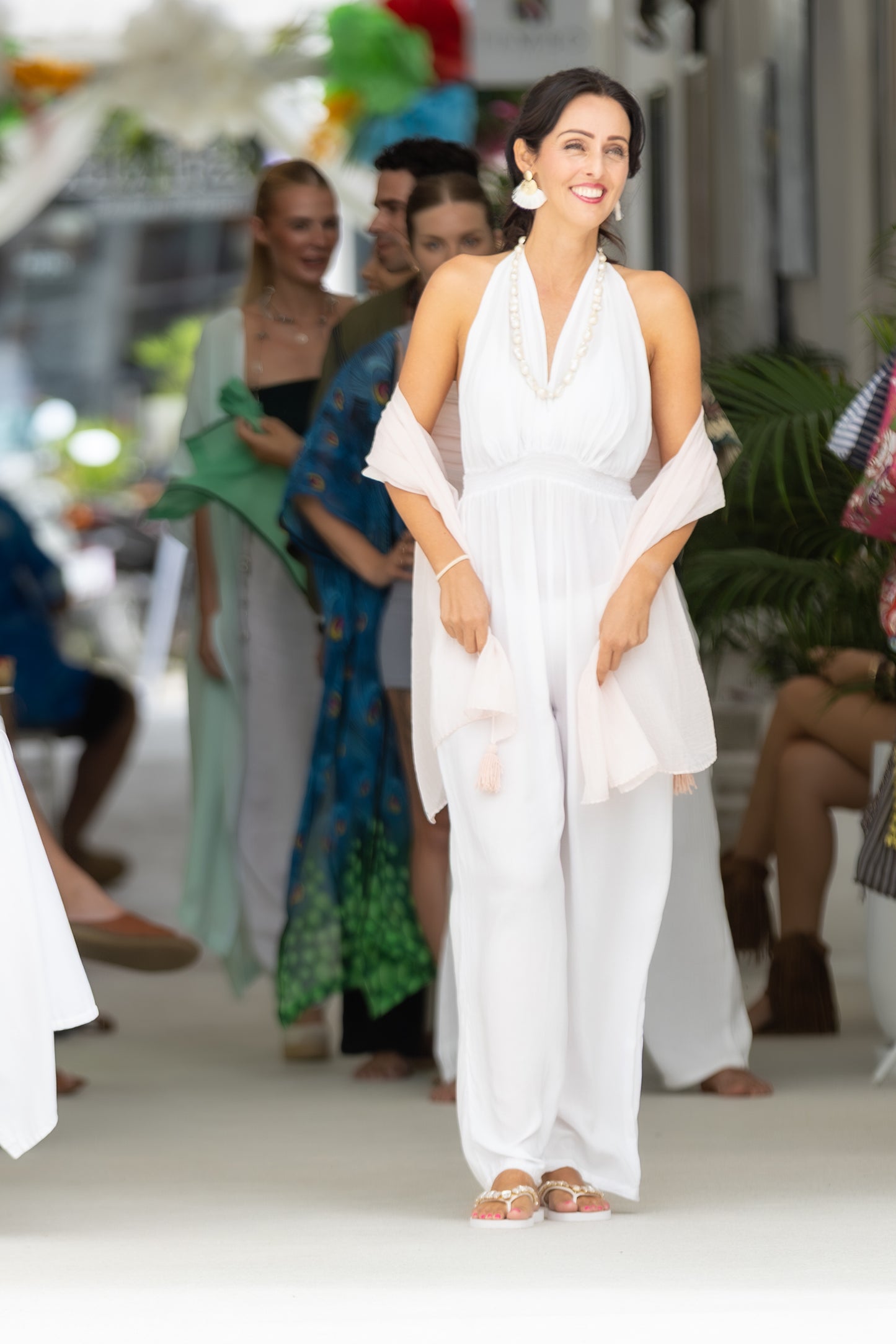 HORIZON JUMPSUIT = WHITE VISCOSE