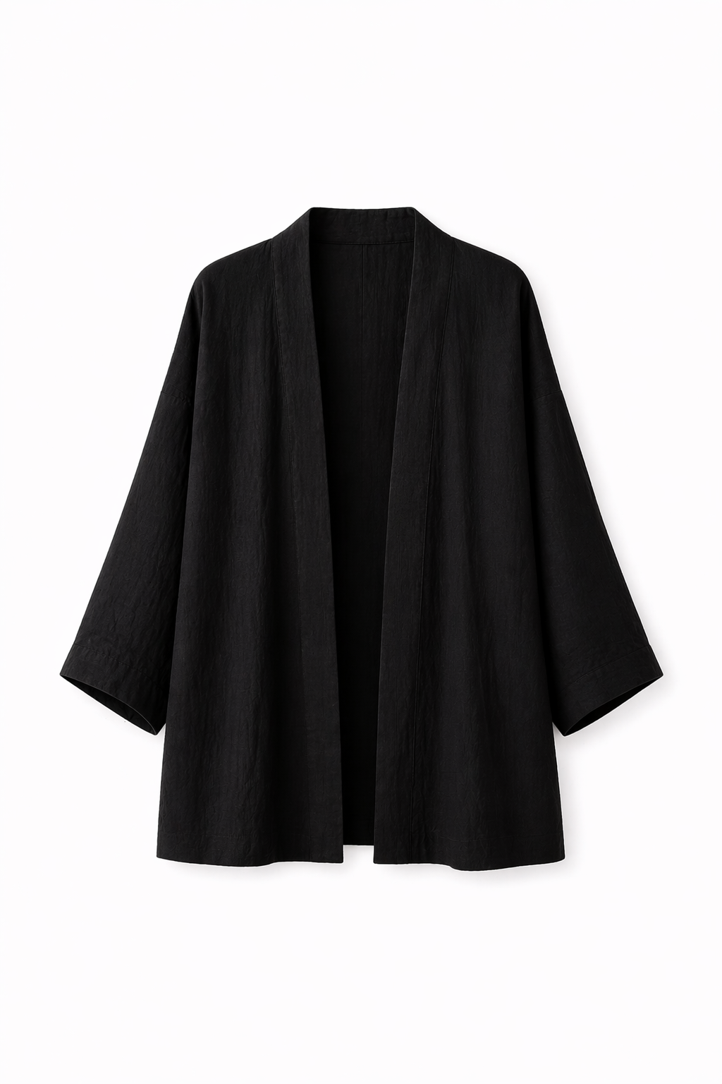 NOIR MIDI KIMONO