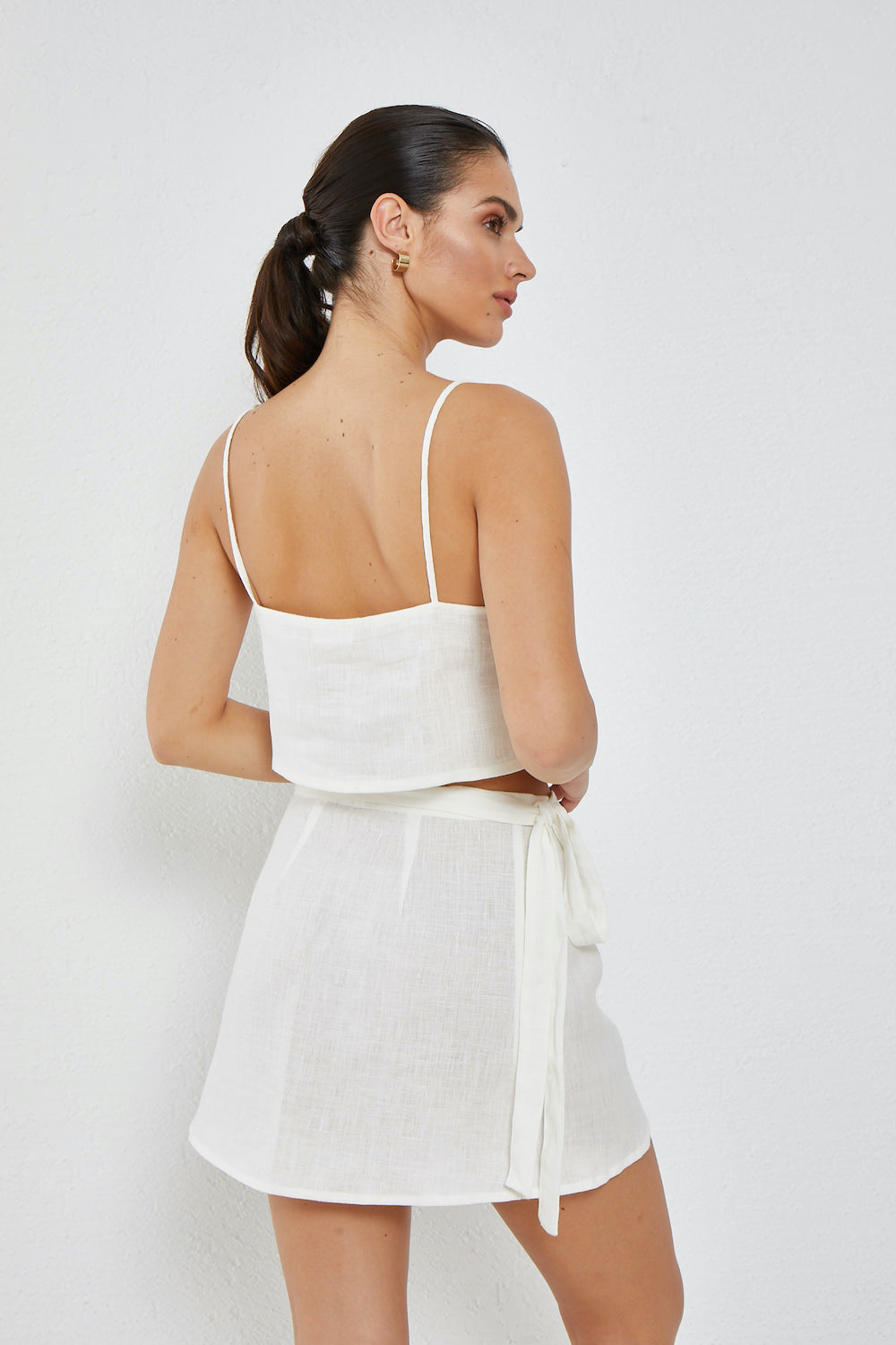 SELENE LINEN TOP