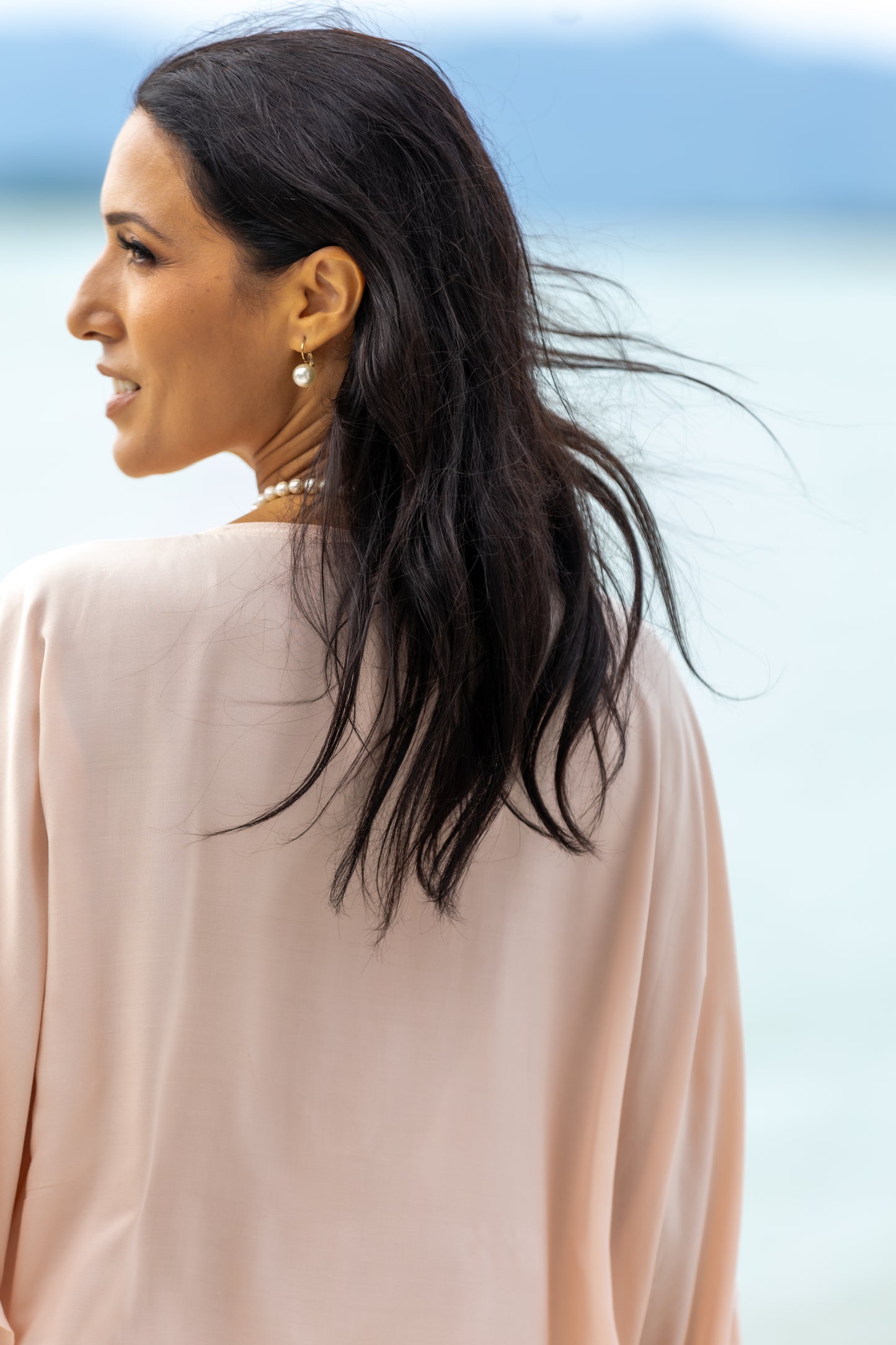 HORIZON KAFTAN - CHAMPAGNE PINK