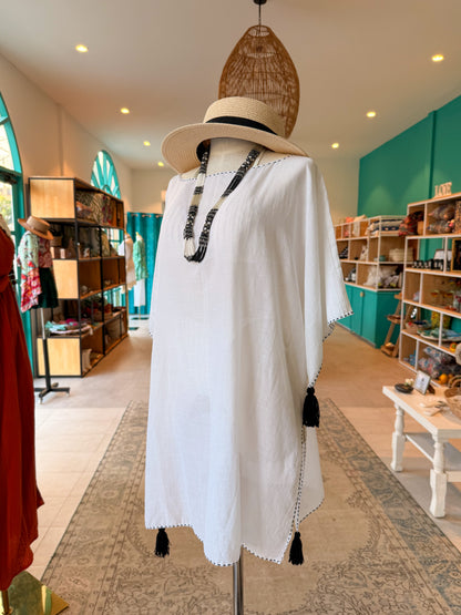 MARE WHITE COTTON TUNIC